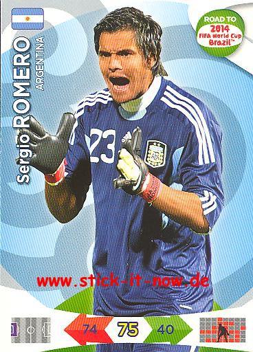 Panini Adrenalyn XL Road to WM 2014 - Sergio ROMERO