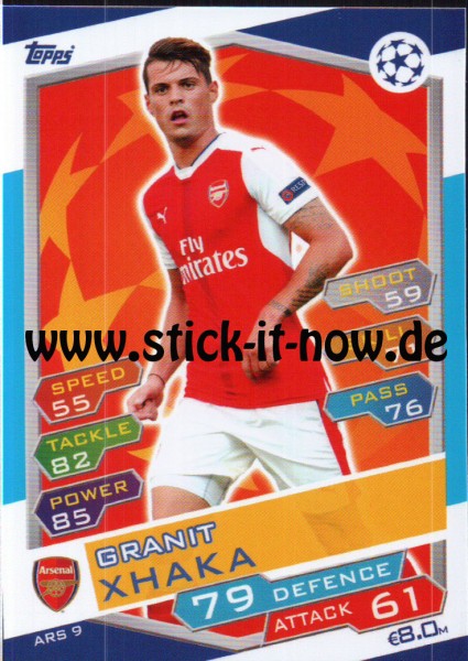 Match Attax Champions League 16/17 - Nr. ARS 9