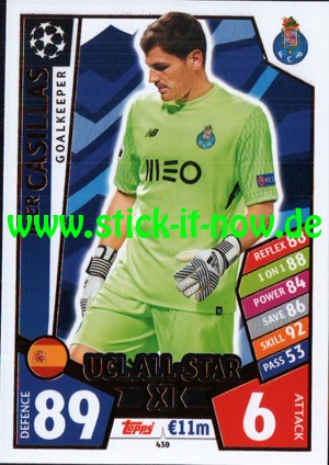 Match Attax Champions League 17/18 - Nr. 430 (UCL ALL-STAR XL)