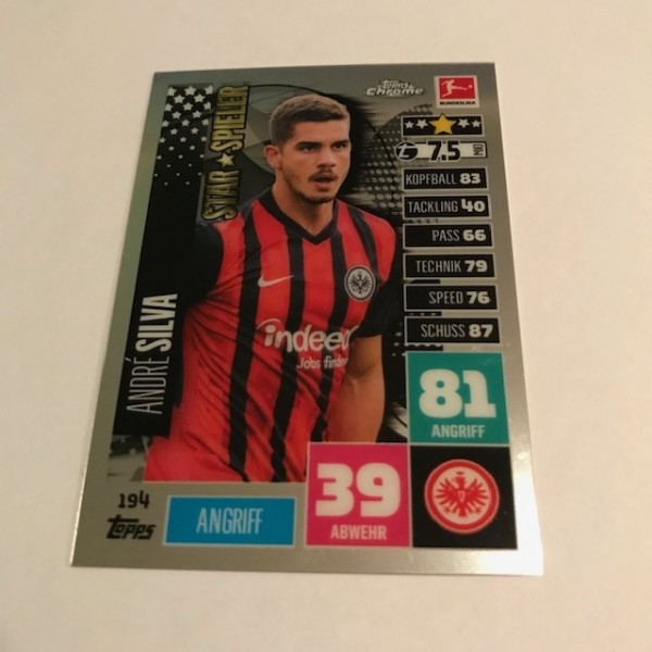 Match Attax BL Chrome 20/21 - Nr. 194 - SILVA