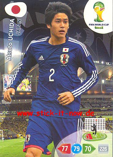 Panini Adrenalyn XL Brasil WM 2014 - Atsuto UCHIDA