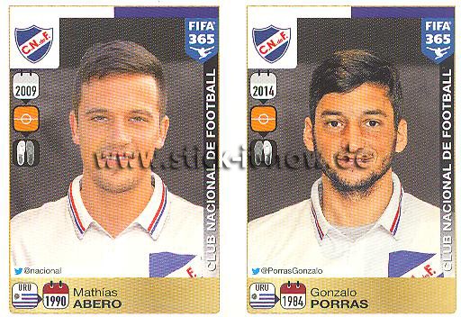 Panini FIFA 365 Sticker - Nr. 800 - 801