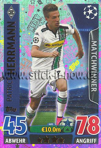 Champions League - Match Attax 15/16 - Nr. 481