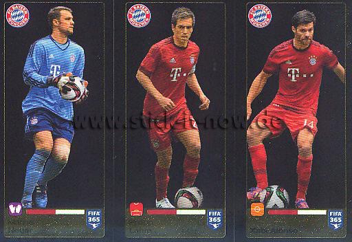 Panini FIFA 365 Sticker - Nr. 473 - 474 - 475