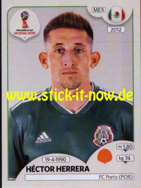 Panini WM 2018 "Sticker" - Hector Herrera - Mexiko