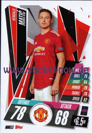 Match Attax Champions League 2020/21 - Nr. MNU 13