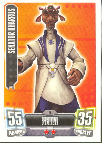 Force Attax - Serie II - Senator Kharrus - Senat