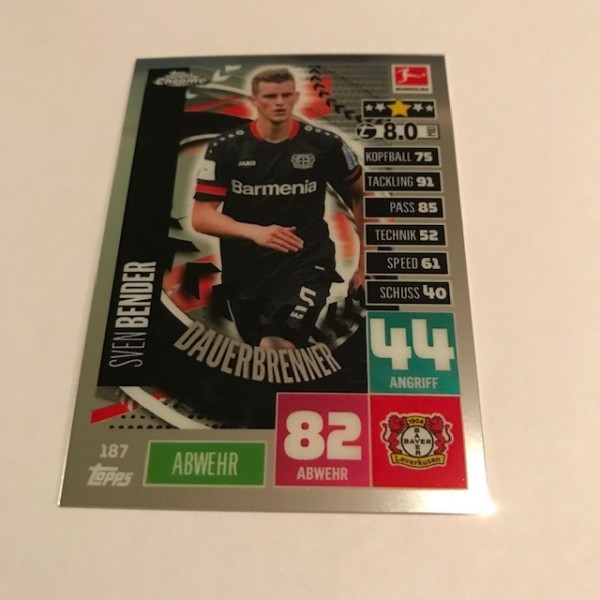 Match Attax BL Chrome 20/21 - Nr. 187 - S.BENDER