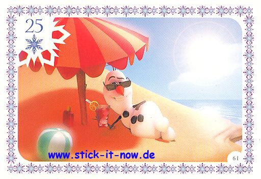 Die Eiskönigin ( Disney Frozen ) - Activity Cards - Nr. 61