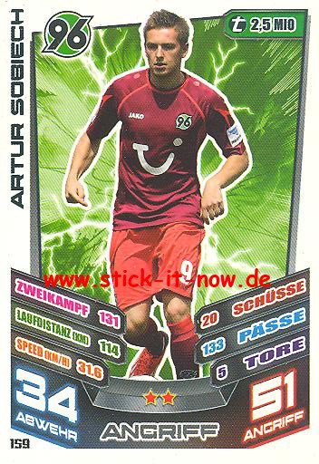 Match Attax 13/14 - Hannover 96 - Artur Sobiech - Nr. 159