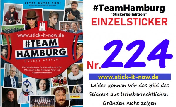 #TeamHamburg "Sticker" (2021) - Nr. 224