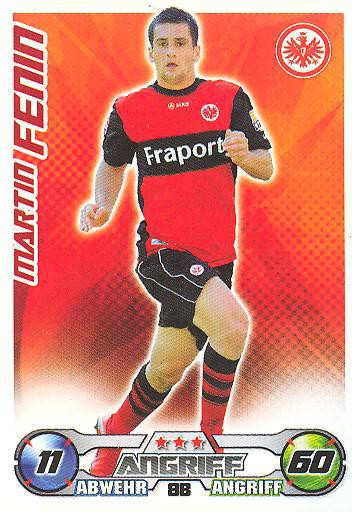 Match Attax 09/10 - MARTIN FENIN - Ein. Frankfurt - Nr. 88