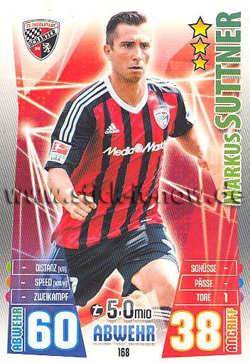 Match Attax 15/16 - Markus SUTTNER - FC Ingolstadt 04 - Nr. 168