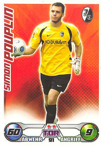 Match Attax 09/10 - SIMON POUPLIN - SC Freiburg - Nr. 91