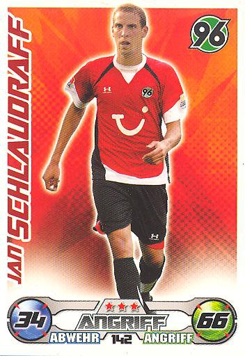 Match Attax 09/10 - JAN SCHLAUDRAFF - Hannover 96 - Nr. 142