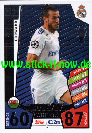 Match Attax Champions League 17/18 - Nr. 14 (Winners 16/17)