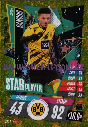 Match Attax Champions League 2020/21 - Nr. SP 11