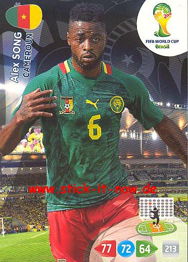 Panini Adrenalyn XL Brasil WM 2014 - Alex SONG