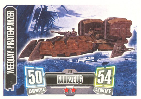 Force Attax - Serie II - Weequay-Piratenpanzer - Söldner