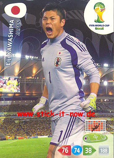 Panini Adrenalyn XL Brasil WM 2014 - Eiji KAWASHIMA