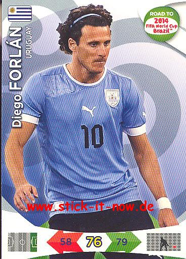 Panini Adrenalyn XL Road to WM 2014 - Diego FORLÀN