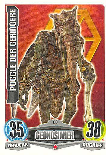 Force Attax - POGGLE DER GERINGERE - Geonosianer - Separatist - Movie Collection