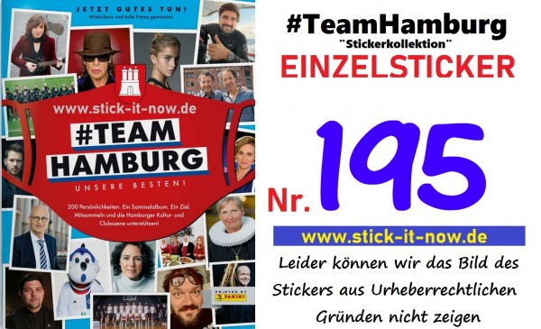 #TeamHamburg "Sticker" (2021) - Nr. 195 (Glitzer)