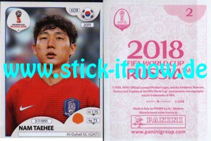 Panini WM 2018 Russland "Sticker" INT/Edition - Nr. 491