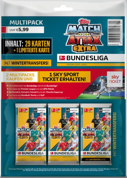 Topps Match Attax Bundesliga 2020/21 "Extra" - Multipack