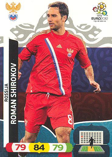 Panini EM 2012 - Adrenalyn XL - Roman Shirokov - Russland