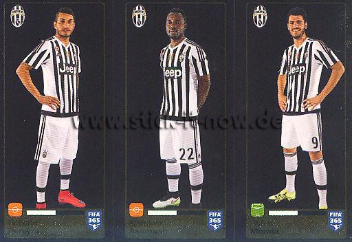 Panini FIFA 365 Sticker - Nr. 570 - 571 - 572