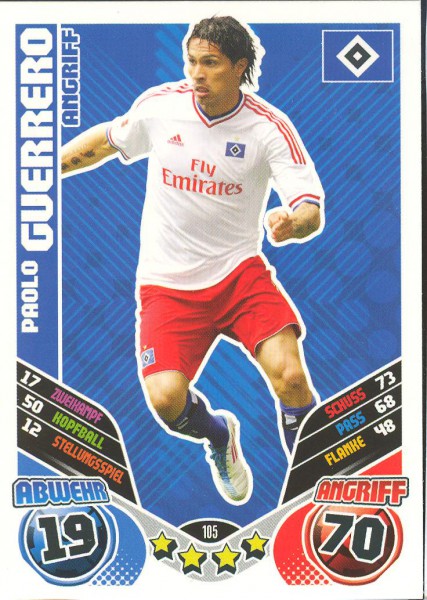 Paolo Guerrero - Match Attax 11/12