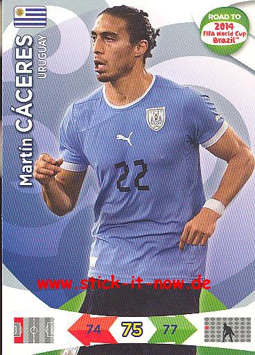 Panini Adrenalyn XL Road to WM 2014 - Martin CÁCERES