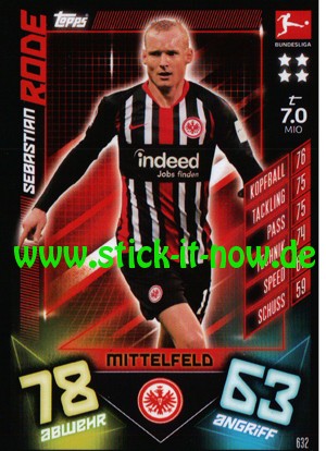 Topps Match Attax Bundesliga 2019/20 "Extra" - Nr. 632