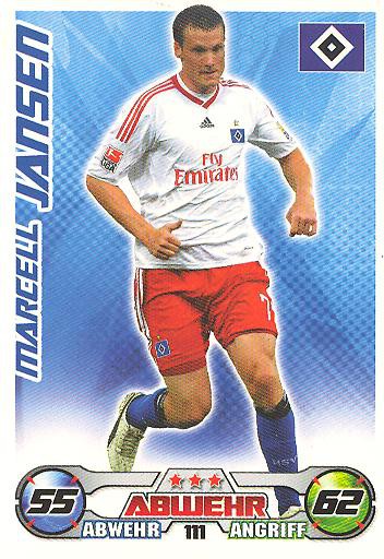 Match Attax 09/10 - MARCELL JANSEN - Hamburger SV - Nr. 111