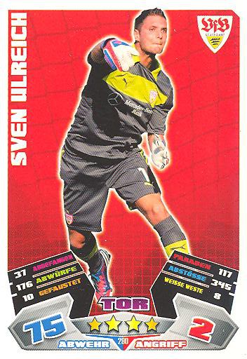 Match Attax 12/13 - Sven Ulreich - VfB Stuttgart - Nr. 290