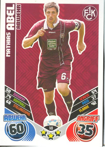 Mathias Abel - Match Attax 11/12