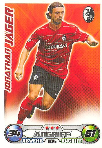 Match Attax 09/10 - JONATHAN JÄGER - SC Freiburg - Nr. 104