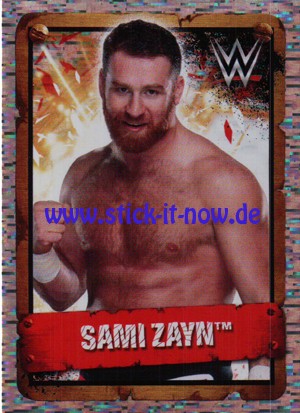 WWE "The Ultimate Collection" Sticker (2017) - Nr. 128 (GLITZER)