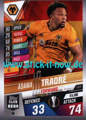 Topps Match Attax 101 (2020) - Nr. CH28