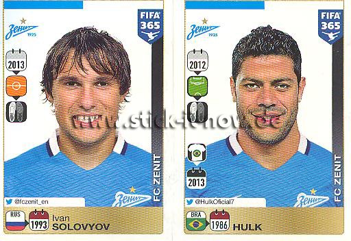 Panini FIFA 365 Sticker - Nr. 757 - 758