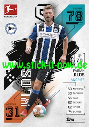 Topps Match Attax Bundesliga 2021/22 - Nr. 87