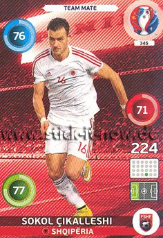 Panini Adrenalyn XL - UEFA EM 2016 - Nr. 345