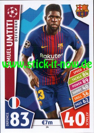 Match Attax Champions League 17/18 - Nr. 24