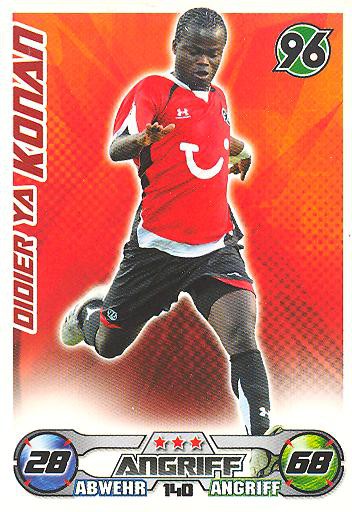 Match Attax 09/10 - DIDIER YA KONAN - Hannover 96 - Nr. 140