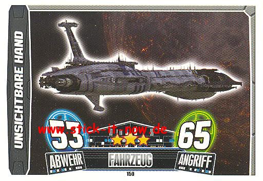 Force Attax Movie Collection - Serie 3 - UNSICHTBARE HAND - Nr. 150