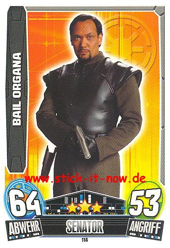 Force Attax Movie Collection - Serie 3 - BAIL ORGANA - Nr. 114