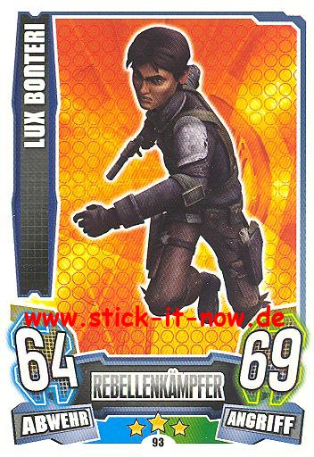 Force Attax - Star Wars - Clone Wars - Serie 4 - LUX BONTERI - Nr. 93