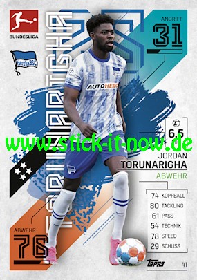 Topps Match Attax Bundesliga 2021/22 - Nr. 41