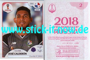Panini WM 2018 Russland "Sticker" INT/Edition - Nr. 523